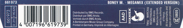 Boney M. : Megamix (CD, Maxi)