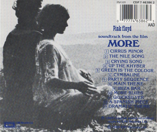 Pink Floyd : Soundtrack From The Film More (CD, Album, RE)