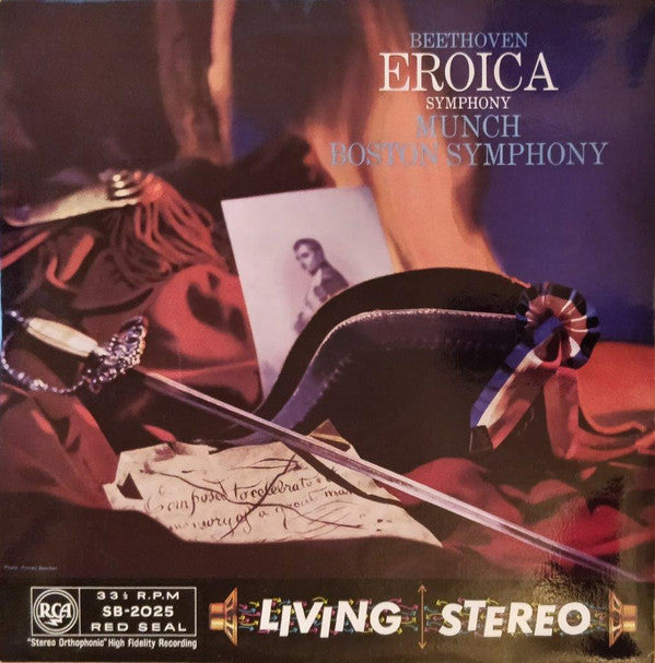 Ludwig van Beethoven - Charles Munch, Boston Symphony Orchestra : Eroica Symphony (LP)
