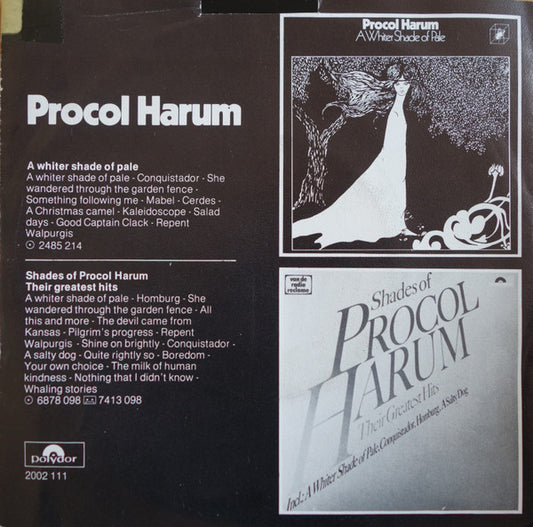 Procol Harum : A Whiter Shade Of Pale / Conquistador (7", Single, RE)