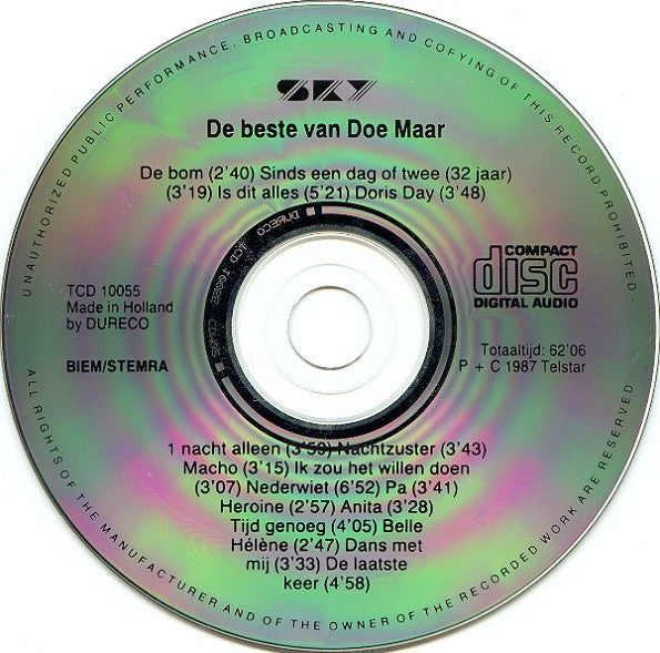 Doe Maar : De Beste Van Doe Maar (CD, Comp)