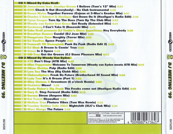 Caba Kroll & Woody van Eyden : DJ Meeting '99 (2xCD, Mixed)
