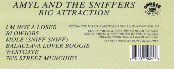 Amyl And The Sniffers : Big Attraction (Cass, Album)