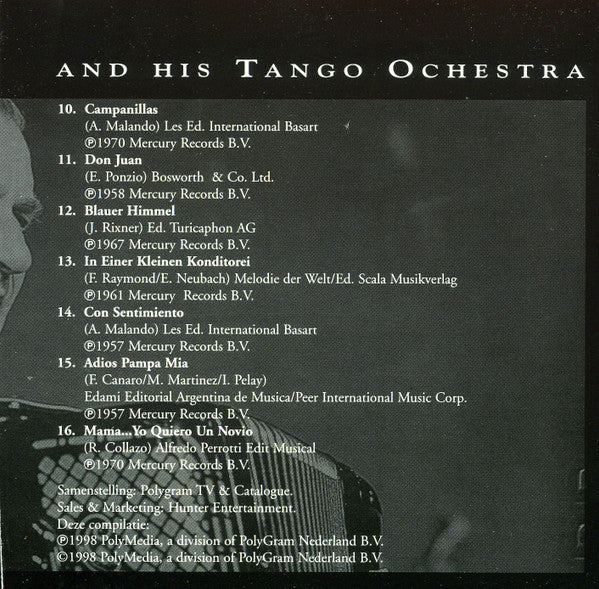 Malando And His Tango Orchestra : Olé Guapa (CD, Comp)