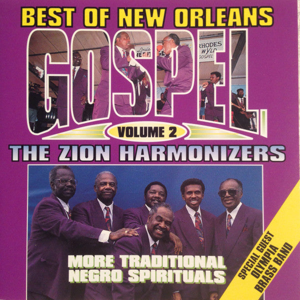 Zion Harmonizers : Best of New Orleans Gospel, Volume 2 (CD)