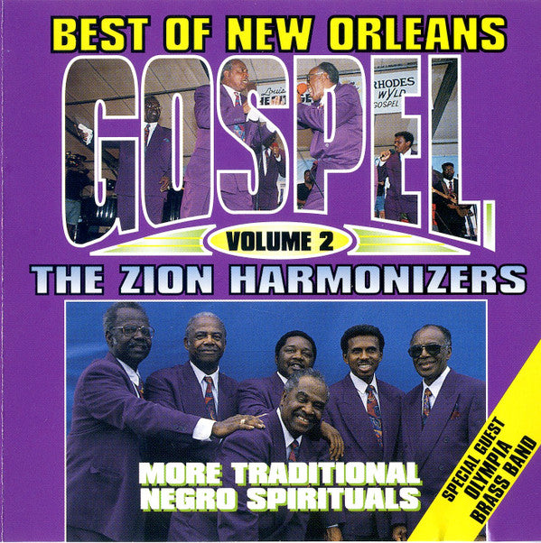 Zion Harmonizers : Best of New Orleans Gospel, Volume 2 (CD)