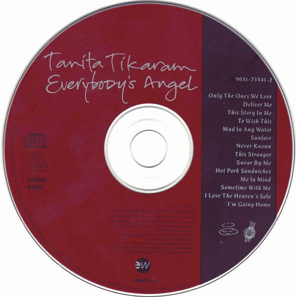 Tanita Tikaram : Everybody's Angel (CD, Album)