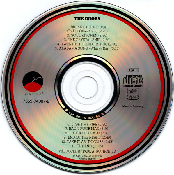 The Doors : The Doors (CD, Album, RE)