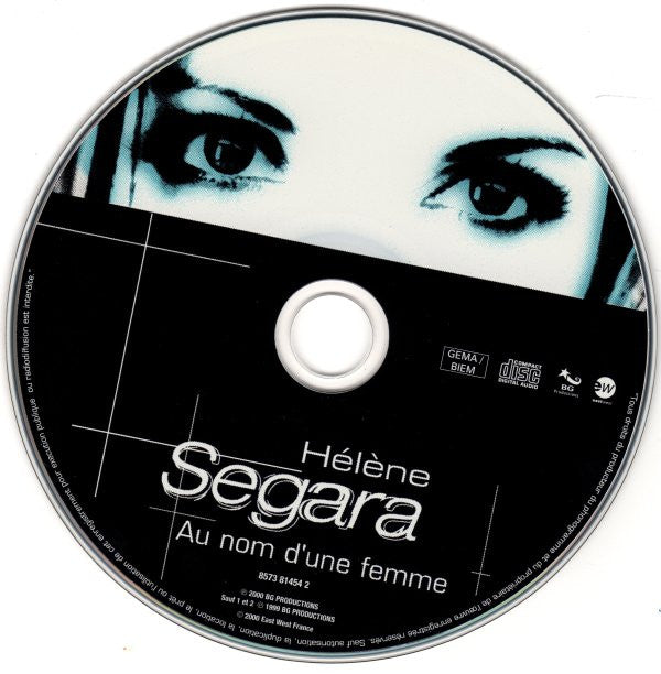 Hélène Ségara : Au Nom D'Une Femme (CD, Album)