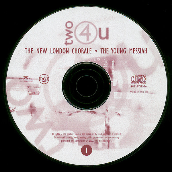 New London Chorale : The Young Messiah / The Young Schubert (CD, Album, RE + CD, Album, RE + Comp)