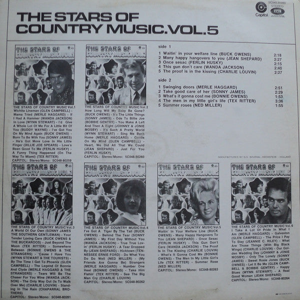 Various : The Stars Of Country Music Vol.5 (LP, Comp)