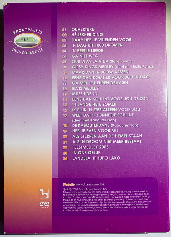 Frans Bauer : Live In Het Sportpaleis 2006 (DVD-V, PAL)