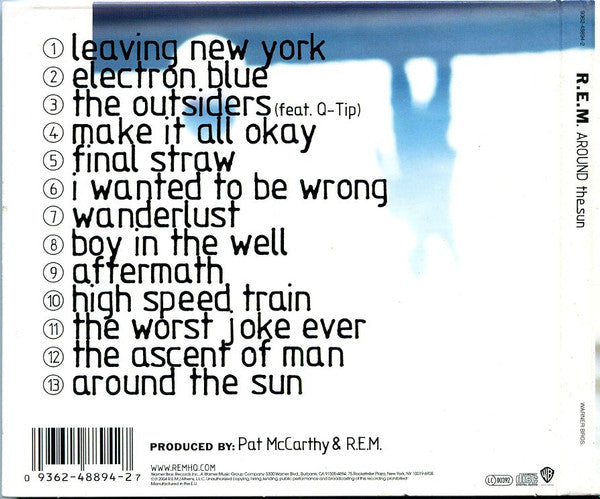 R.E.M. : Around The Sun (CD, Album, Dig)