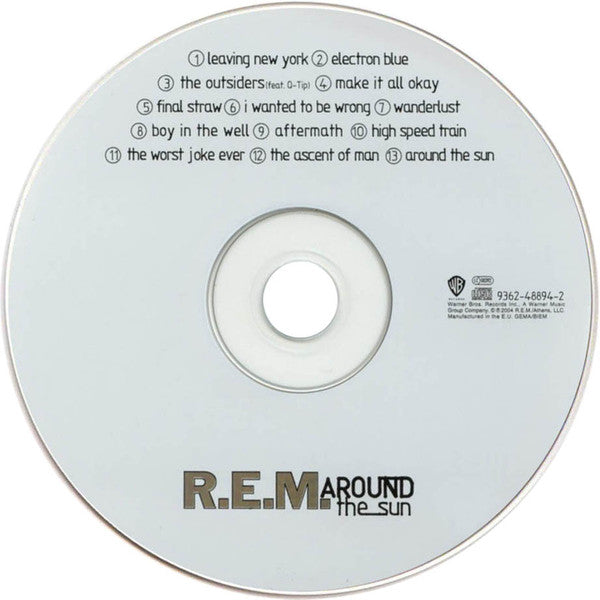 R.E.M. : Around The Sun (CD, Album, Dig)