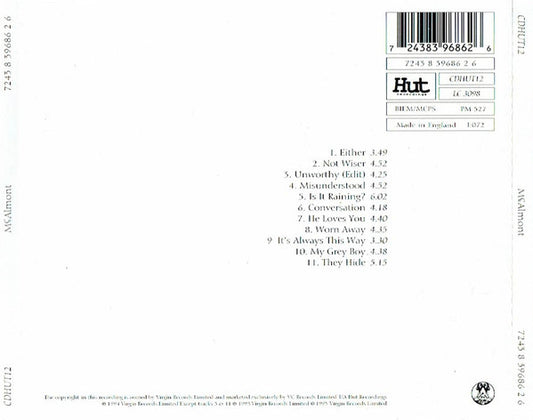 David McAlmont : McAlmont (CD, Album)