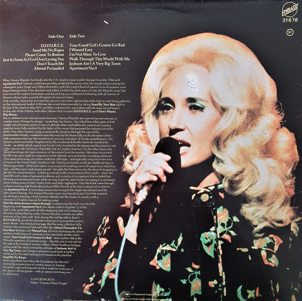 Tammy Wynette : D.I.V.O.R.C.E. (LP, Comp)
