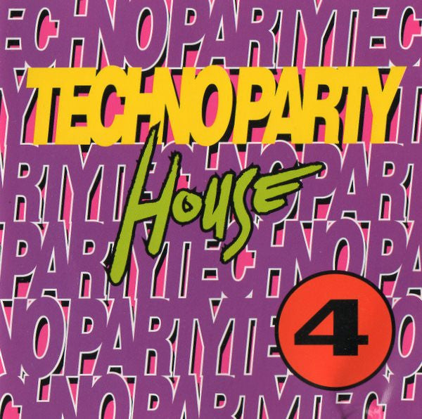 Various : Techno Party 4 - House (CD, Comp)