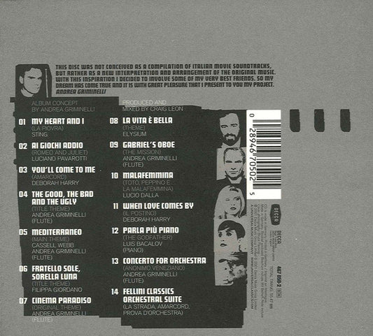 Various : Andrea Griminelli's Cinema Italiano: A New Interpretation Of Italian Film Music (CD, Album)