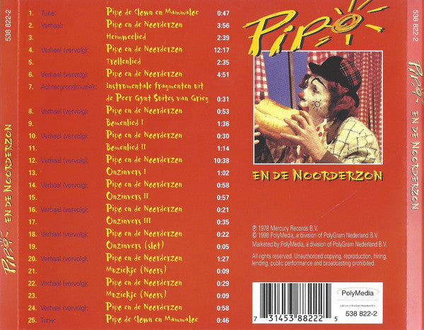 Pipo de Clown : Pipo En De Noorderzon (CD, RE)