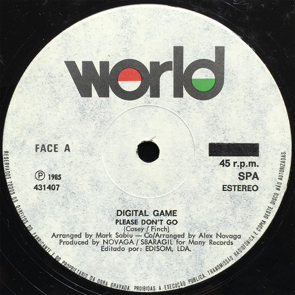 Digital Game : Please Don't Go (12")