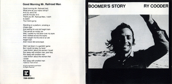 Ry Cooder : Boomer's Story (CD, Album, RE, RSA)