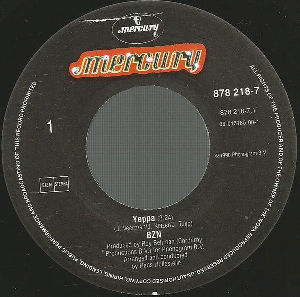 BZN : Yeppa (7", Single)