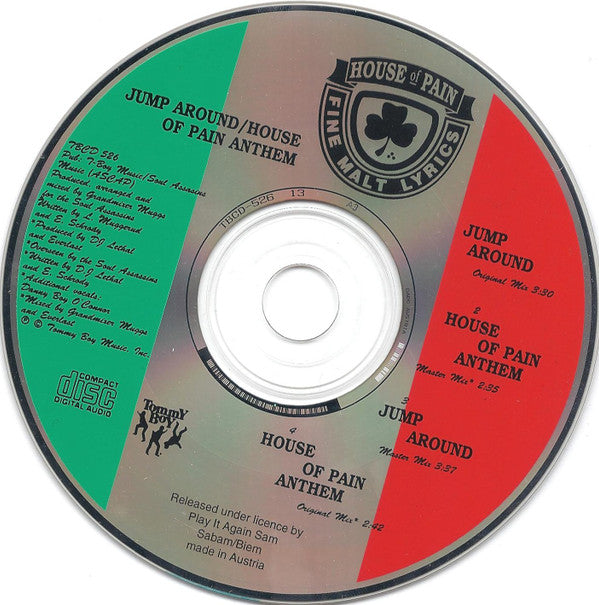 House Of Pain : Jump Around / House Of Pain Anthem (CD, Maxi)