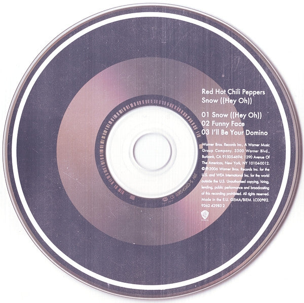 Red Hot Chili Peppers : Snow ((Hey Oh)) (CD, Maxi)