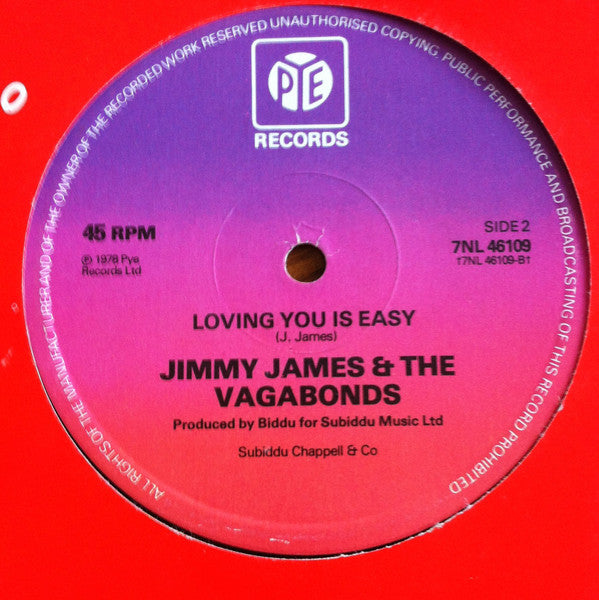 Jimmy James & The Vagabonds : I Can't Stop My Feet From Dancin' (12")