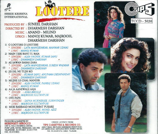 Anand Milind : Lootere (CD, Album)