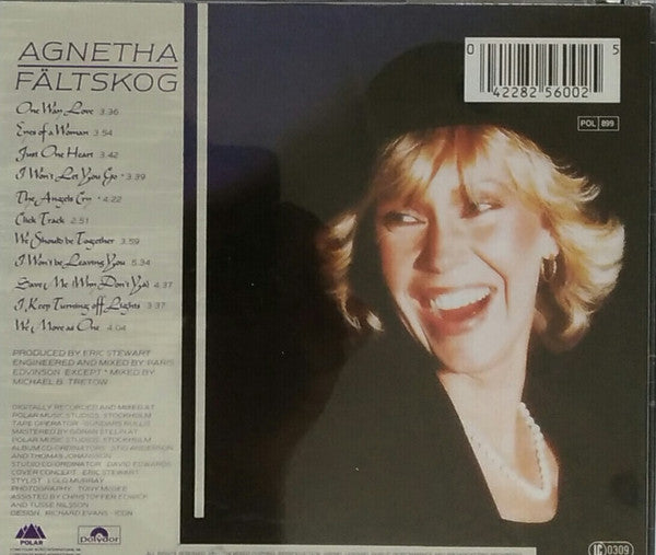 Agnetha Fältskog : Eyes Of A Woman (CD, Album, RE)