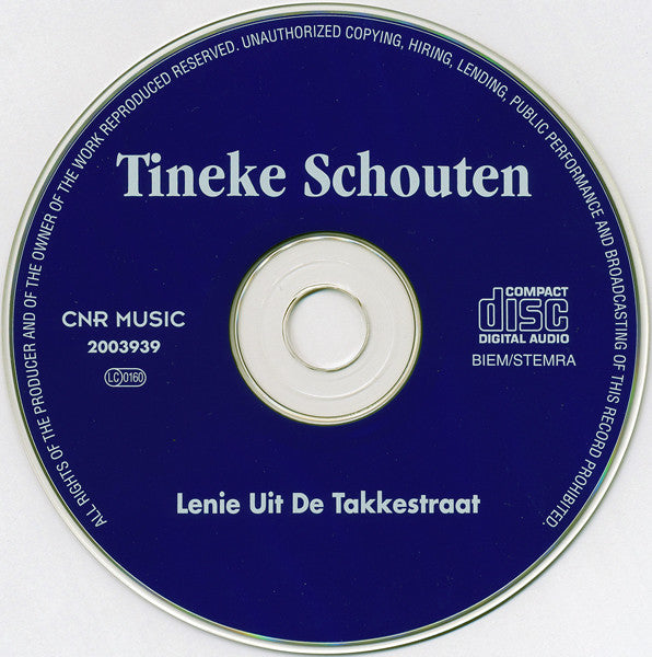 Tineke Schouten : Lenie Uit De Takkestraat (CD, Comp)