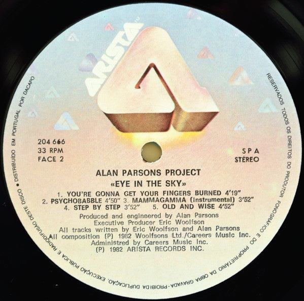 The Alan Parsons Project : Eye In The Sky (LP, Album)