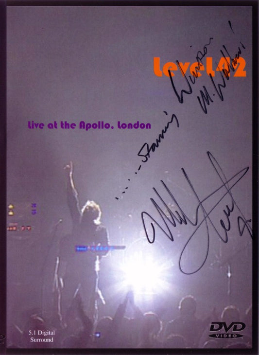 Level 42 : Live At The Apollo, London (DVD, D/Sided, NTSC, PAL)