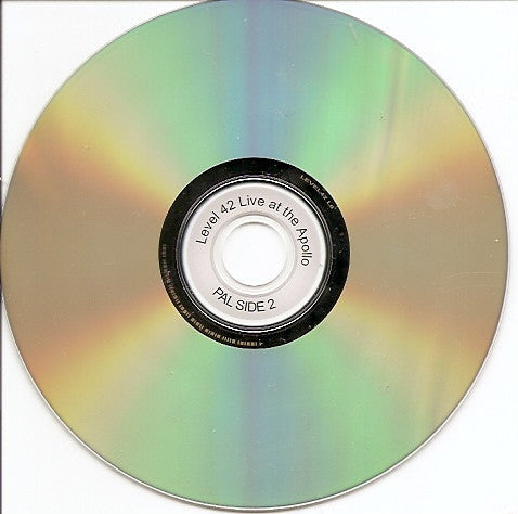Level 42 : Live At The Apollo, London (DVD, D/Sided, NTSC, PAL)