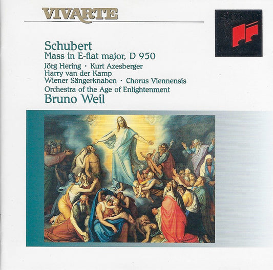 Franz Schubert - Jörg Hering ∙ Kurt Azesberger ∙ Harry van der Kamp ∙ Die Wiener Sängerknaben ∙ Chorus Viennensis ∙ Orchestra Of The Age Of Enlightenment ∙ Bruno Weil : Mass In E-Flat Major, D 950 (CD, Album)