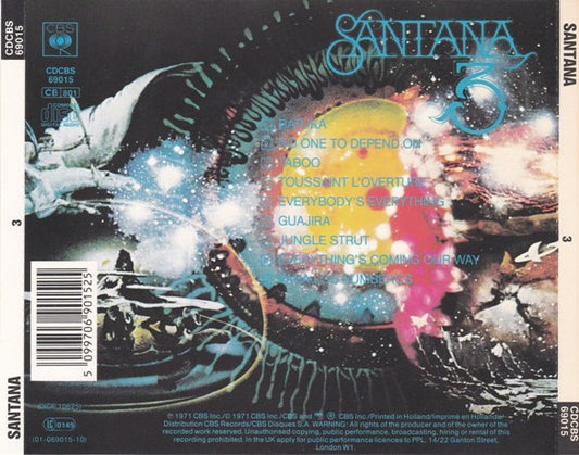 Santana : 3 (CD, Album, RE)