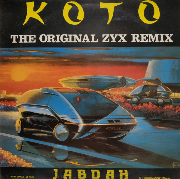 Koto : Jabdah (The Original ZYX Remix) (12", Maxi)