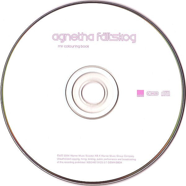 Agnetha Fältskog : My Colouring Book (CD, Album)