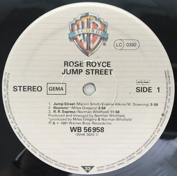 Rose Royce : Jump Street (LP, Album)