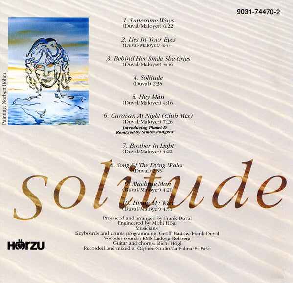 Frank Duval : Solitude (CD, Album)