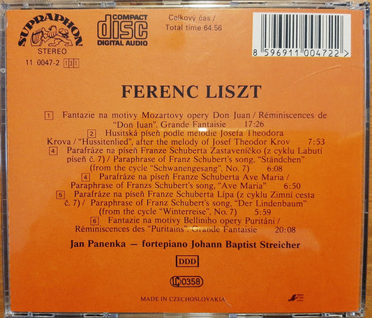 Franz Liszt, Jan Panenka : Liszt And Prague (CD)