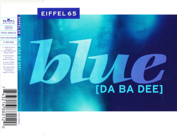 Eiffel 65 : Blue [Da Ba Dee] (CD, Maxi)