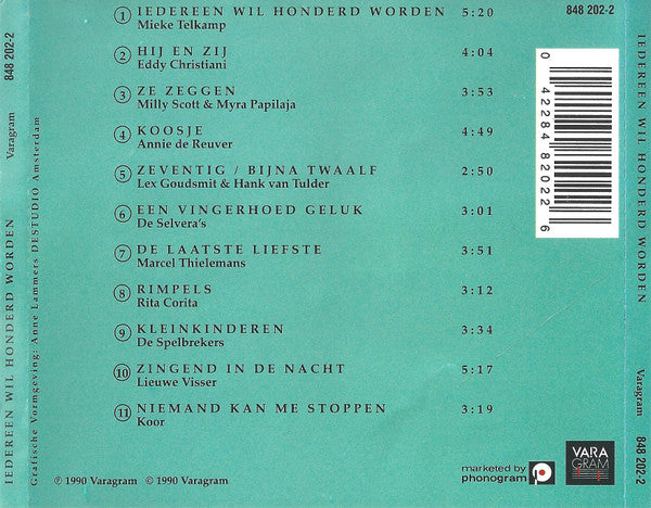 Various : Iedereen Wil Honderd Worden (CD, Album)
