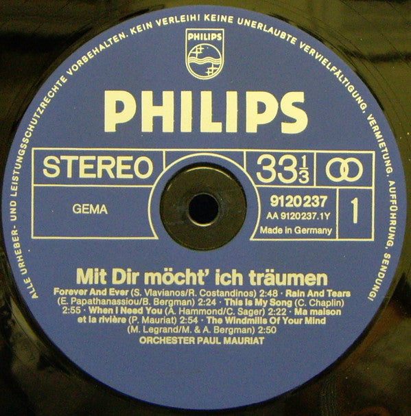 Paul Mauriat : Mit Dir Möcht' Ich Träumen (LP)