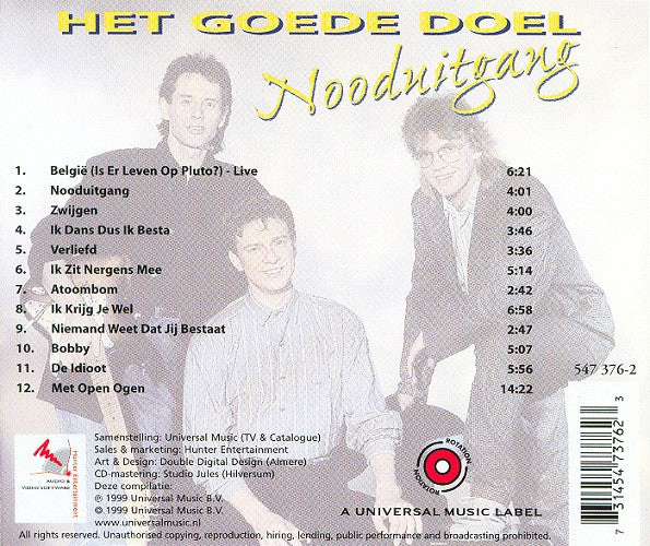 Het Goede Doel : Nooduitgang (CD, Album, Comp, RP)