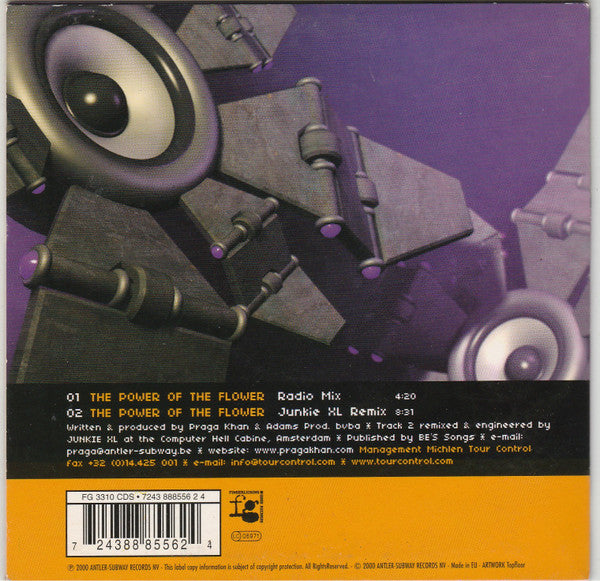 Praga Khan : The Power Of The Flower (CD, Single)