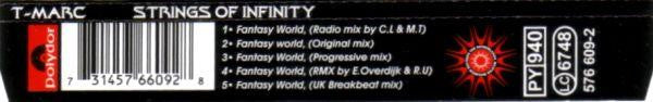 T-Marc Feat: Vincent (6) & MC Cleon : Strings Of Infinity (CD, Maxi)