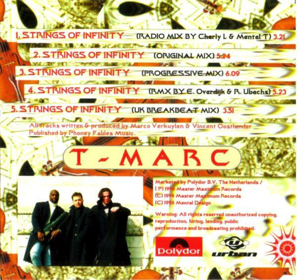 T-Marc Feat: Vincent (6) & MC Cleon : Strings Of Infinity (CD, Maxi)
