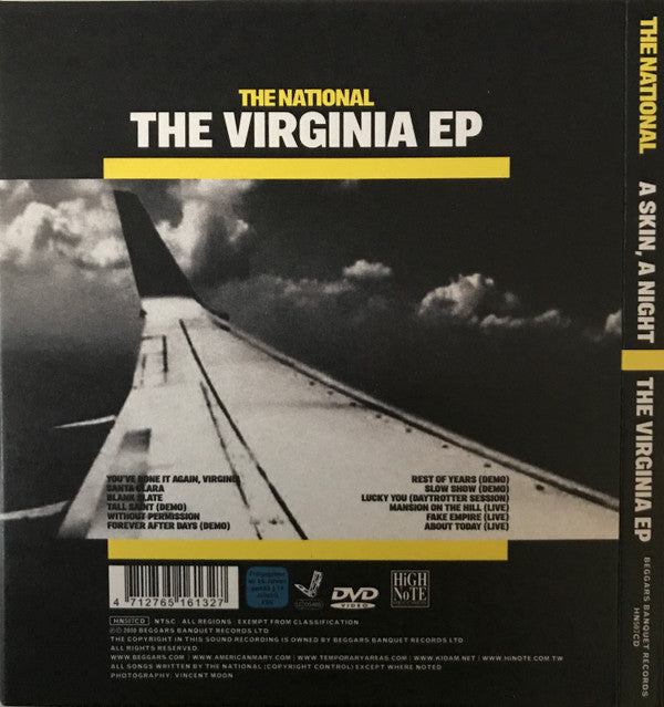 The National : A Skin, A Night / The Virginia EP (CD, EP + DVD-V, NTSC)
